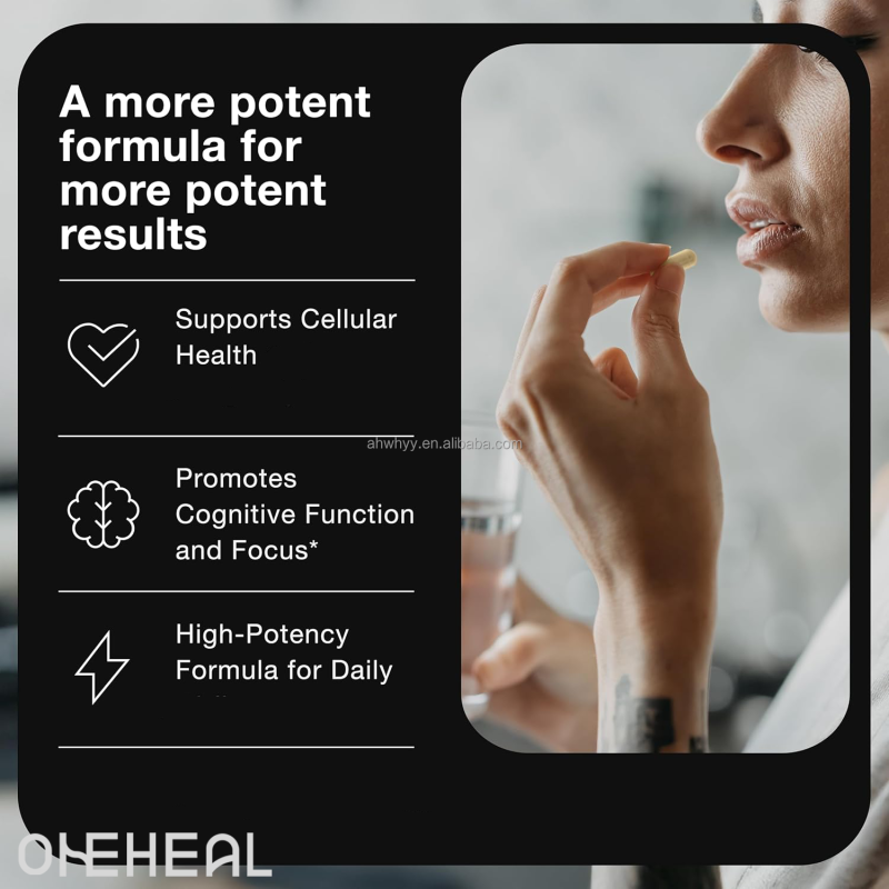 OEM NAD Supplement Highest Capsule Nad Booster Supplement Supplier NAD+ Levels and Supports Capsule