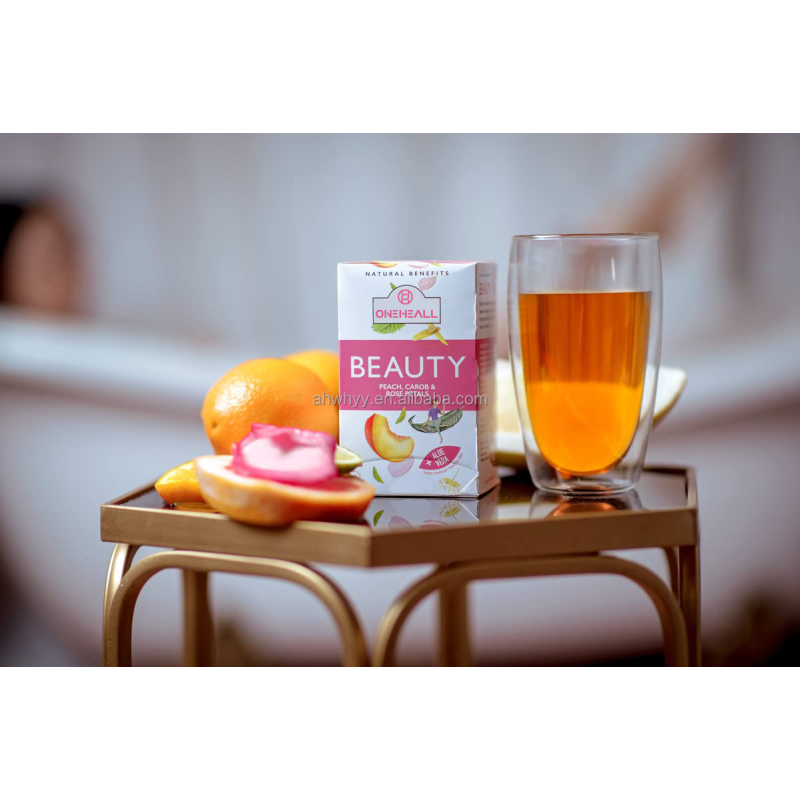 Wholesale Beautifying Tea Decaffeinated Sugar-Free Herbal Tea Peach Beauty and Skin Care Natural Benefits Tea Bag