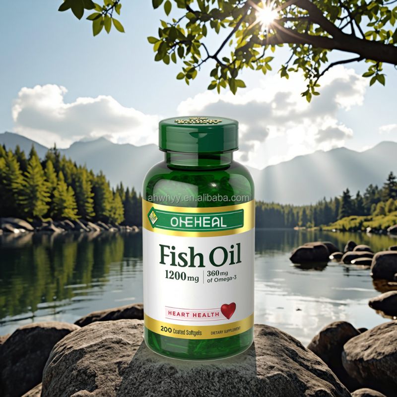 High Quality Omega 3 DHA EPA Fish Oil Softgel Capsules Premium Product Type Fish Oil Softgel