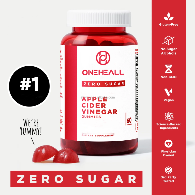Herbal Supplement Apple Cider Vinegar Gummies Intestinal Digestive Support Apple Cider Vinegar Gummies