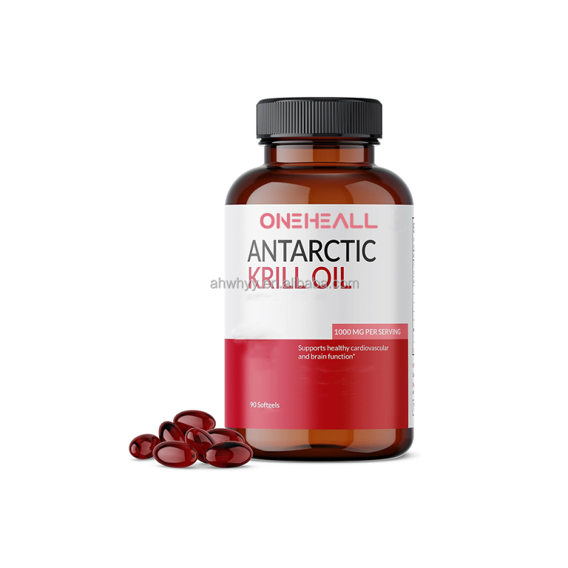 Premium Antarctic Krill Oil Softgel Healthcare Supplement EPA DHA Krill Oil Immunity boost Softgel Capsules