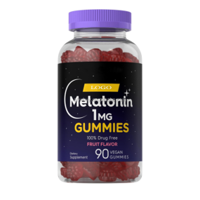 Wholesale Custom Private Label Gummy Sleep Melatonin Dietary Supplement Gummies Plant Extract Melatonin Gummy