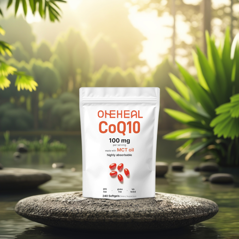 High Quality Coenzyme Q10 Support Heart Health Per Serving High Absorption CoQ10 Softgels