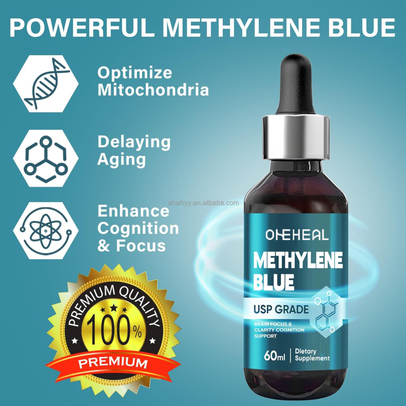 OEM/ODM USP Grade Methylene Drops Antioxidant Blue Customization Support Supplement Methylene Drops