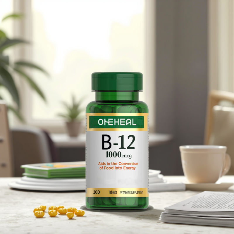 Private Label 1000 Mcg Vitamin B-12 Tablets Supplement Premium Vitamins for Optimal Health Vitamin B12 Tablet