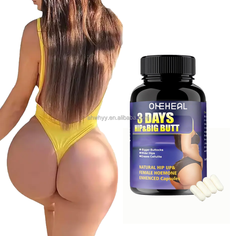 OEM Adult Women Beauty Product for Big Buttocks Capsules 3 Days Herbal Supplements Big Butt Enhanced Capsules