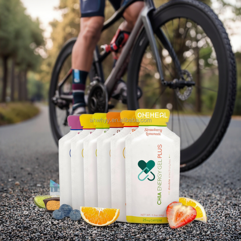 OEM Sports Nutrition Supplement Energy Gel Energy Gel Customize Natural No Caffiene