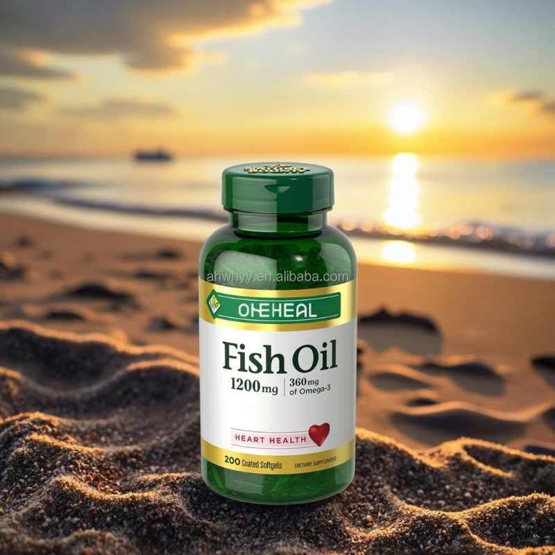 Private Label omega 3 Fish Oil 1000mg Cod Liver Oil Softgels Capsule Deeep Sea omega 3 Fish Oils Softgels