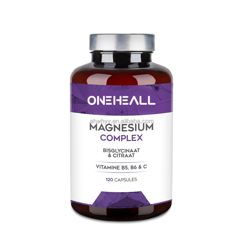 Premium Capsule Vegan Magnesium Citrate Bisglycinate Fatigue Relief for Adults Magnesium Glycinate Supplement Capsules