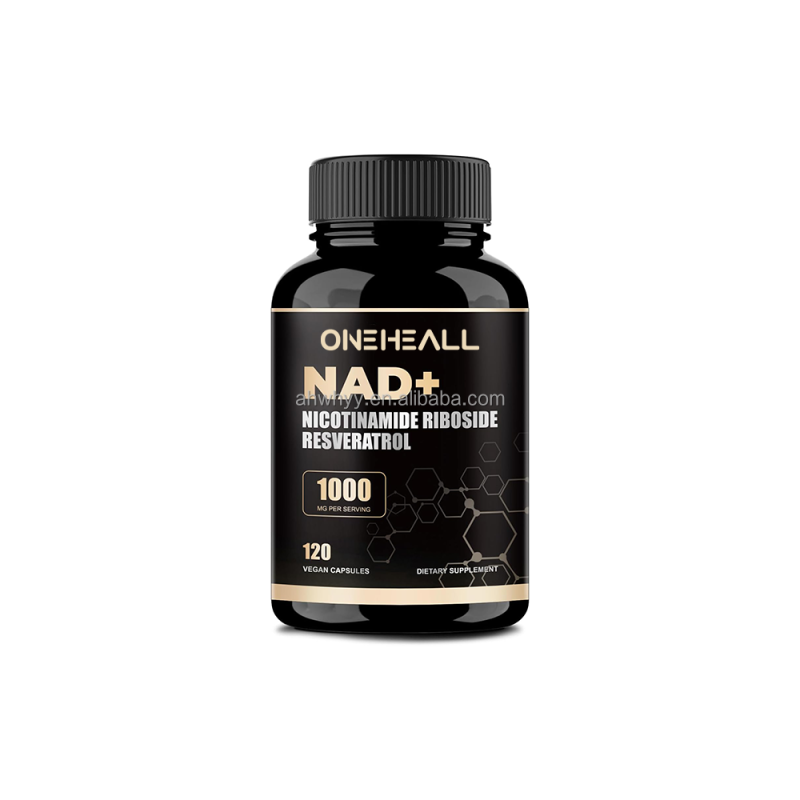 NAD Supplement 120 Capsules Trans-Resveratrol Antioxidant Health Supplement NAD+ Capsules
