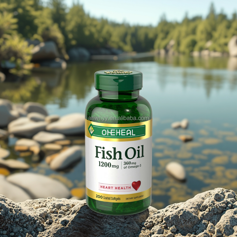 OME High Quality Omega 3 DHA EPA Fish Oil Softgel Deeep Sea omega 3 Fish Oils Softgels