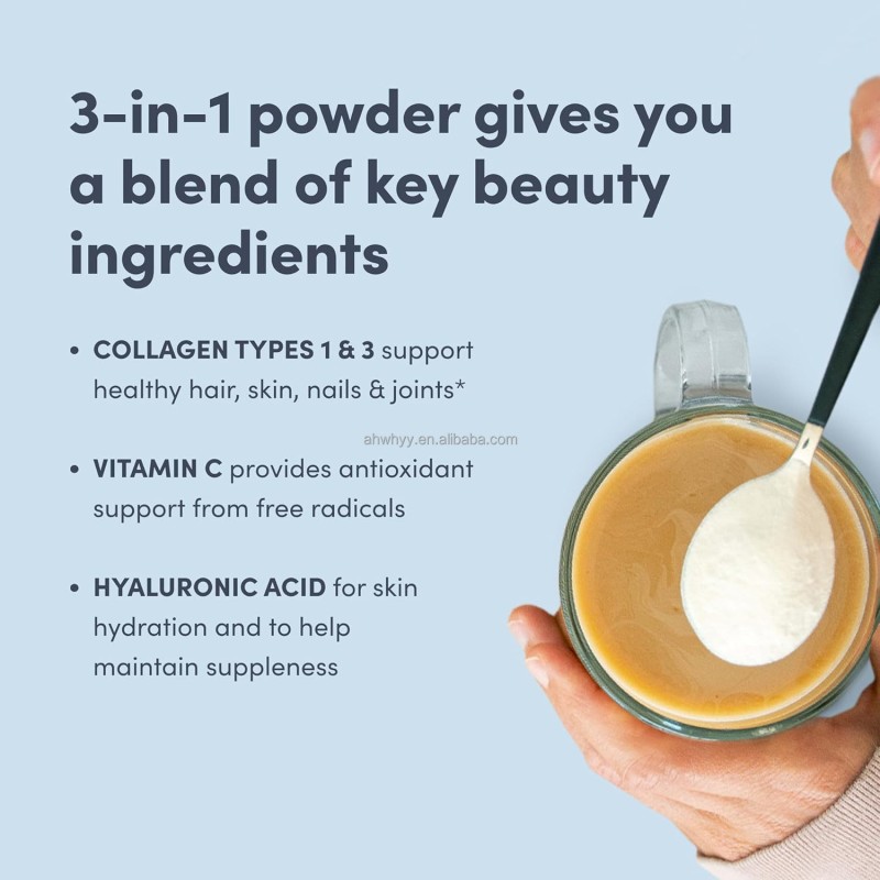 Manufacturers Mulit Super Collagen Peptides Powder 3 in 1 Hydrolyzed Type Joints Unflavored Collagen Super Powder