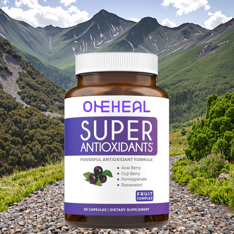 Private Label Antioxidant Super Food Antioxidant Powerful Daily Health Supplement Capsules