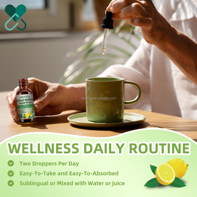 17-in-1 Hormone Balanced Women's Herbal Supplement  Magnesium Glycinate Cortisol Detox Liquid Drops