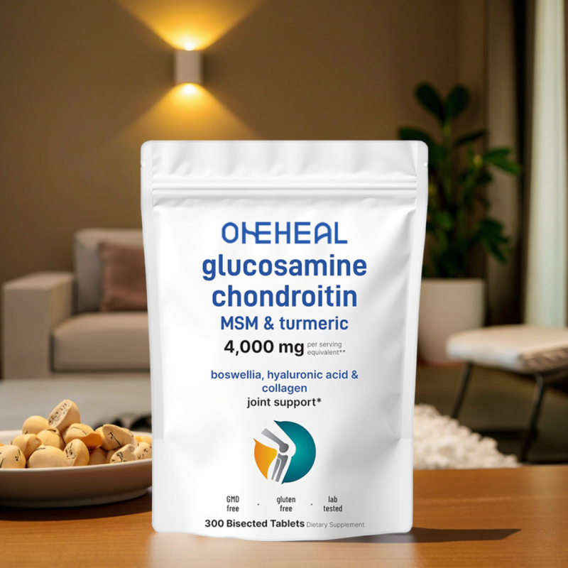 Wholesale Customization Glucosamine Chondroitin Tablets Easy Absorption Lubricate the Joint Glucosamine Chondroitin Tablets