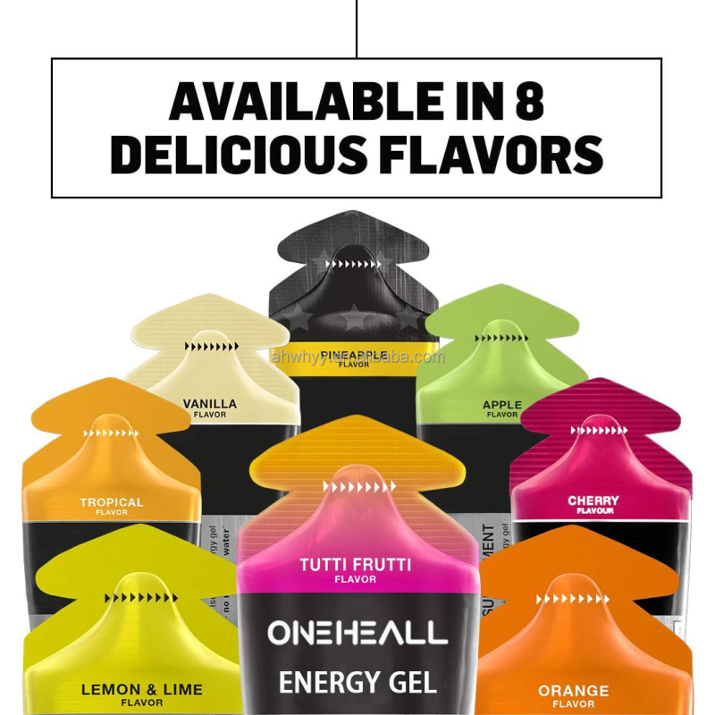 Energy Gels Boost Food Supplements Sports Running Energy Nutrition Drink Workout Electrolyte Energy Gels