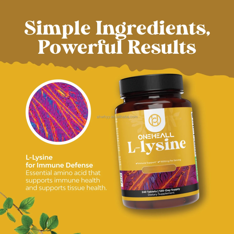 L Lysine Tablets 1000mg Per Serving Nutritional Supplements Improve Immunity Amino Acid L Lysine Tablets