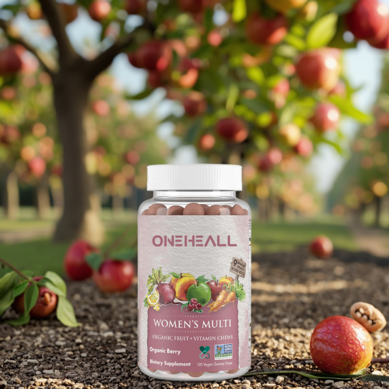 Multivitamin Gummies for Women Certified Fruit Gummies Multivitamin Vegan Real Fruit Multivitamin Gummies