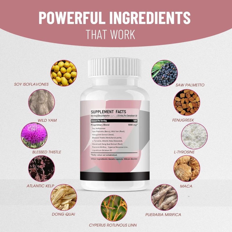 Hot Selling Enhancement Supplement Breast Capsules Natural Boob Enhancement Capsules