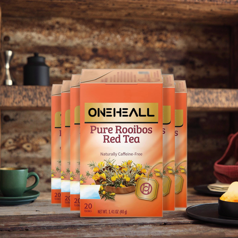 OEM Rooibos Red Tea Organic Caramel Flavored Caffeine-Free Wholesale Rooibos Tea Bags