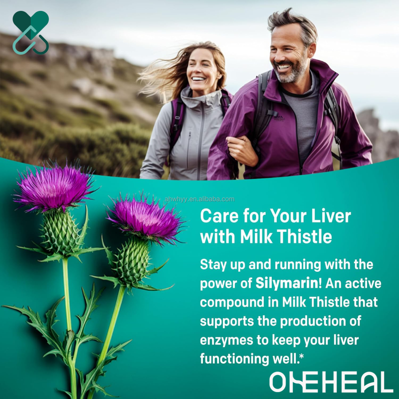 Private Label Formula Supplement Protection Liver Milk Thistle Extract for Detox Repair Cleanse Liver Protection Capsules