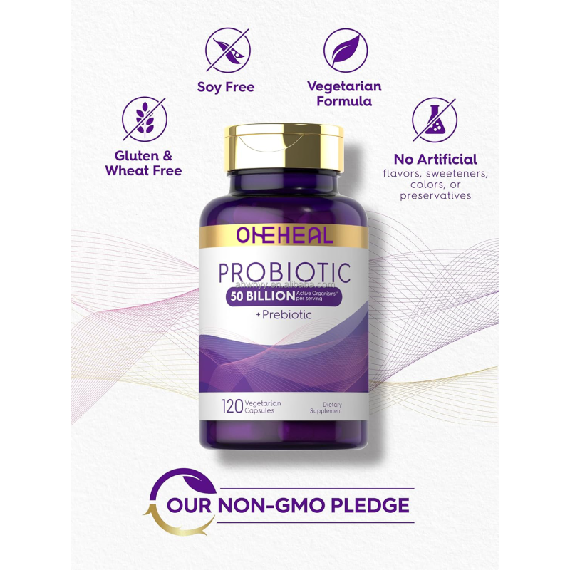 Customized Women Balance Prebiotics Supplement Capsules Organic Probiotics Capsules