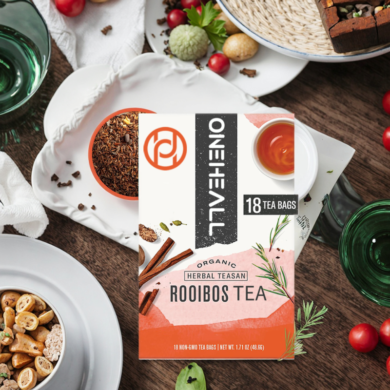 OEM Organic Rooibos Chai Tea Bags Caffeine-Free Rich Flavored Cinnamon Allspice Ginger Health Rooibos Tea Bags
