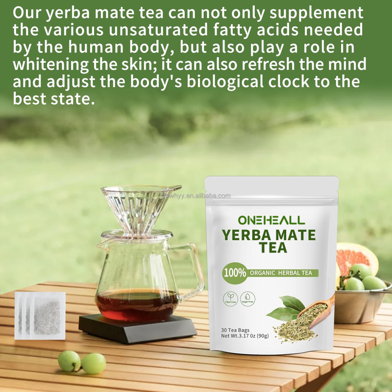 Organic PureLeaf Yerba Mate Tea Bags Design for Freshness Natural Energy Boost Yerba Mate Tea