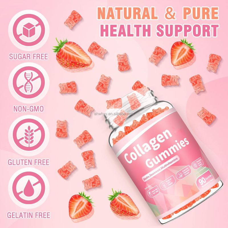 Collagen Gummy Bear Gummies with Creatine Beauty Product Form Gummy Candy