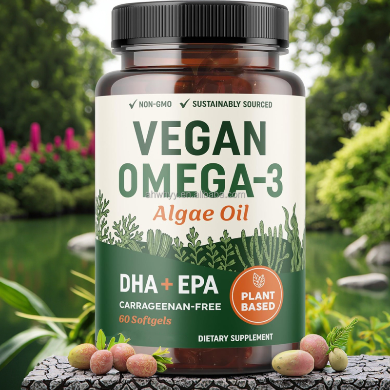 Customized omega 3 Fish Oil Softgels Best Private Label Vegan Supplement Heart Health Fish Oil Softgel Capsule
