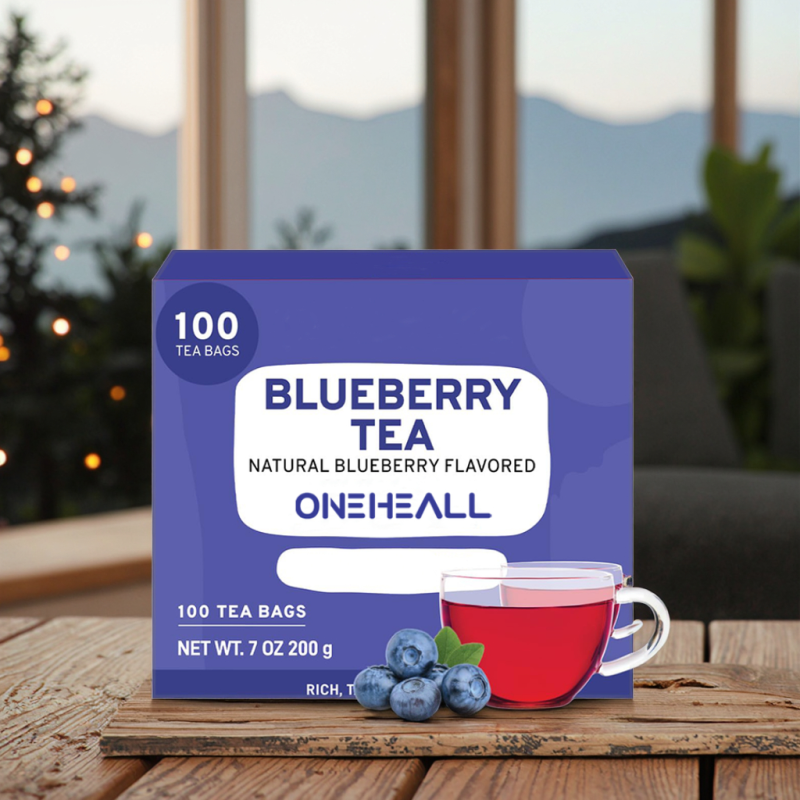 Natural Wild Blueberry Fruit Tea Handpick Wild Blueberry Herbal Tea Bags Premium True Blueberry Fruit Tea