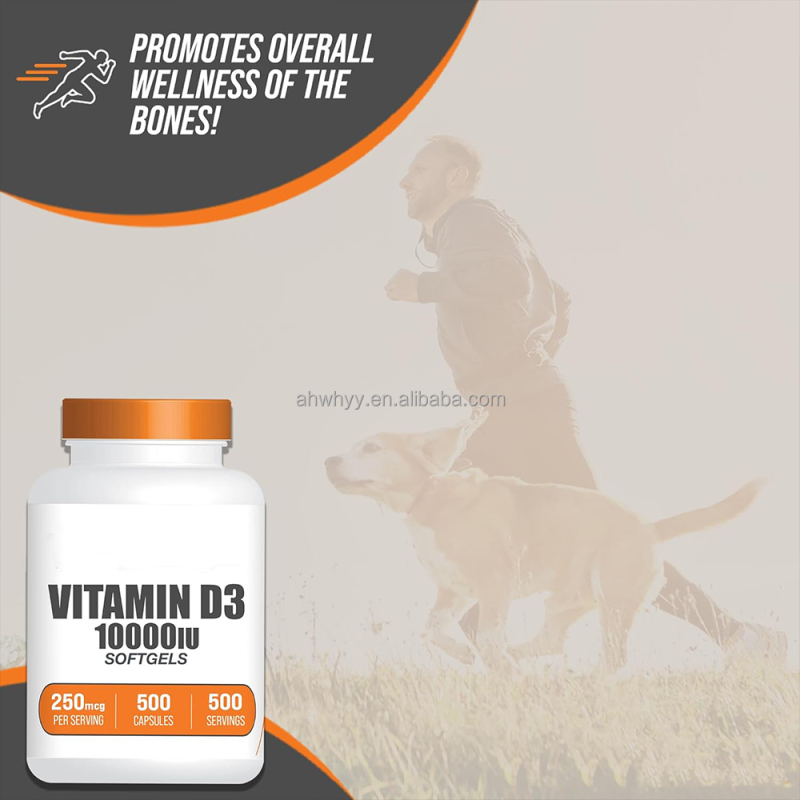 Adult Vitamin D3 Softgel Capsules in Bulk Wholesale EU Not for Pregnant Women