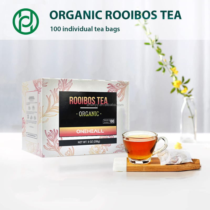 Hot-Selling Caffeine-Free Health Organic Rooibos Red Tea Bags Premium Rooibos Black Tea
