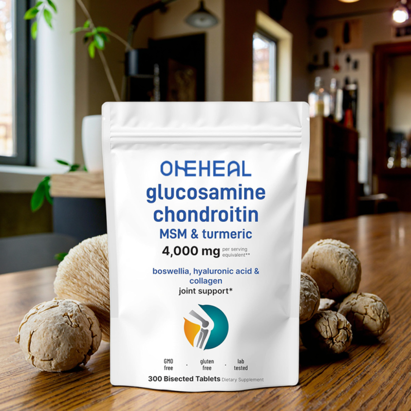 Wholesale Customization Glucosamine Chondroitin Tablets Easy Absorption Lubricate the Joint Glucosamine Chondroitin Tablets