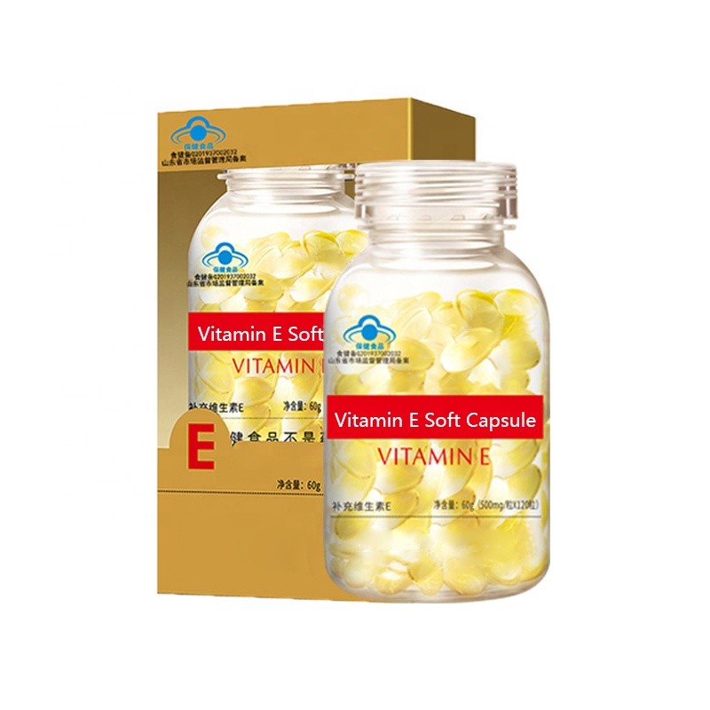 Vitamin E Soft Capsules Factory - OEM/ODM Natural Acne Anti-aging Whitening 500mg