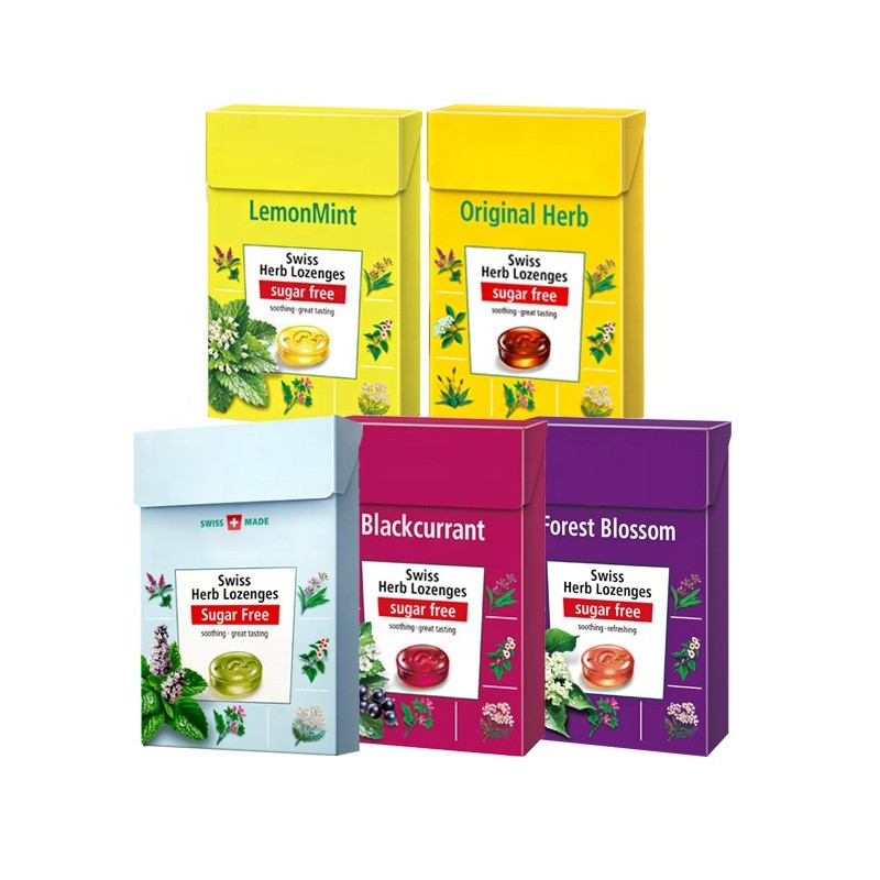 Throat Lozenges Factory - OEM Natural Sugar-Free Lemon Mint Herbal Soothing