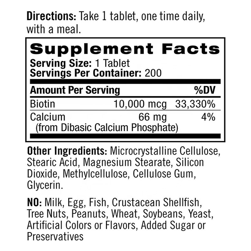 Biotin Pills Factory - Private Label Halal Natural Hair Nails Skin Energy