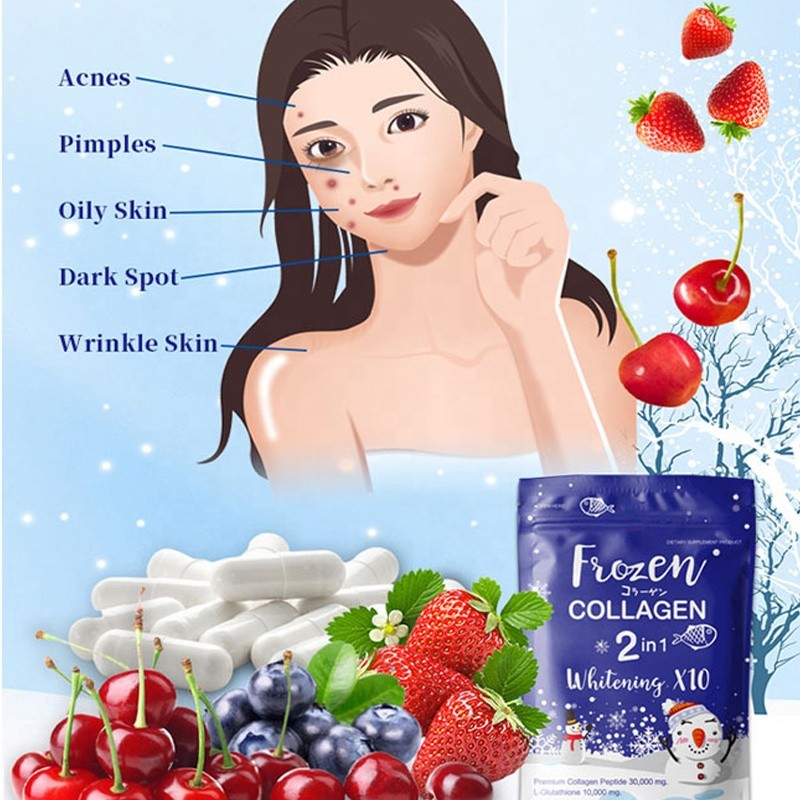 Collagen Capsules Manufacturer - Factory Customized Two-in-One Hydrating Antioxidant