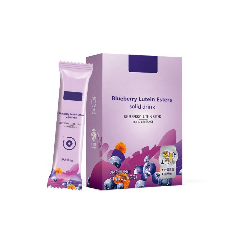 Eye Protection Solid Drink Factory - Private Brand Blueberry Lutein Lipid Carotene