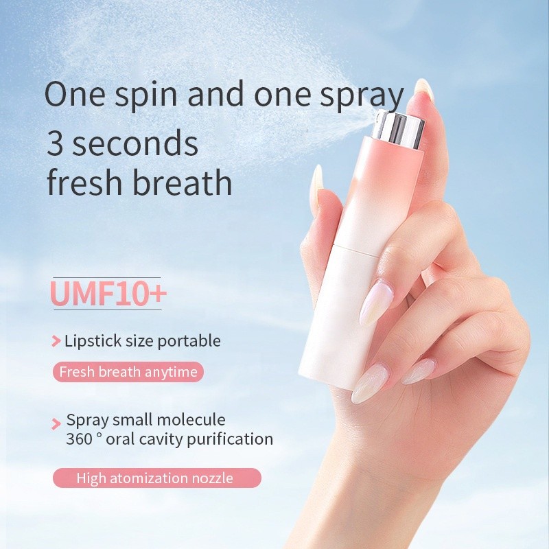 Breath Spray Manufacturer - Custom 0 Alcohol Natural Probiotic Mint Lemon