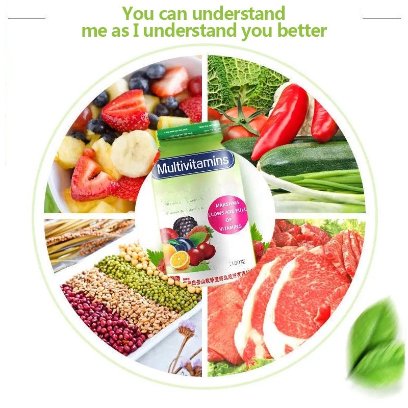 Multivitamin Gummy Factory - Factory Wholesale Mixed Flavor B C D Supplement