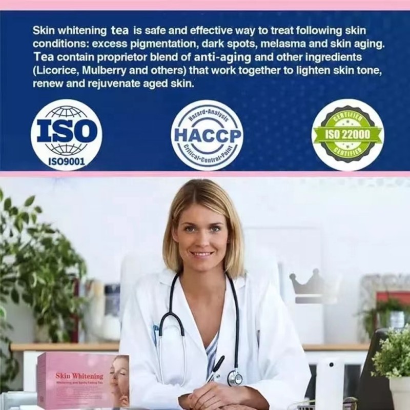 Whitening Tea Factory - OEM/ODM Natural Herbal Rose Freckle Detox Spots Fading