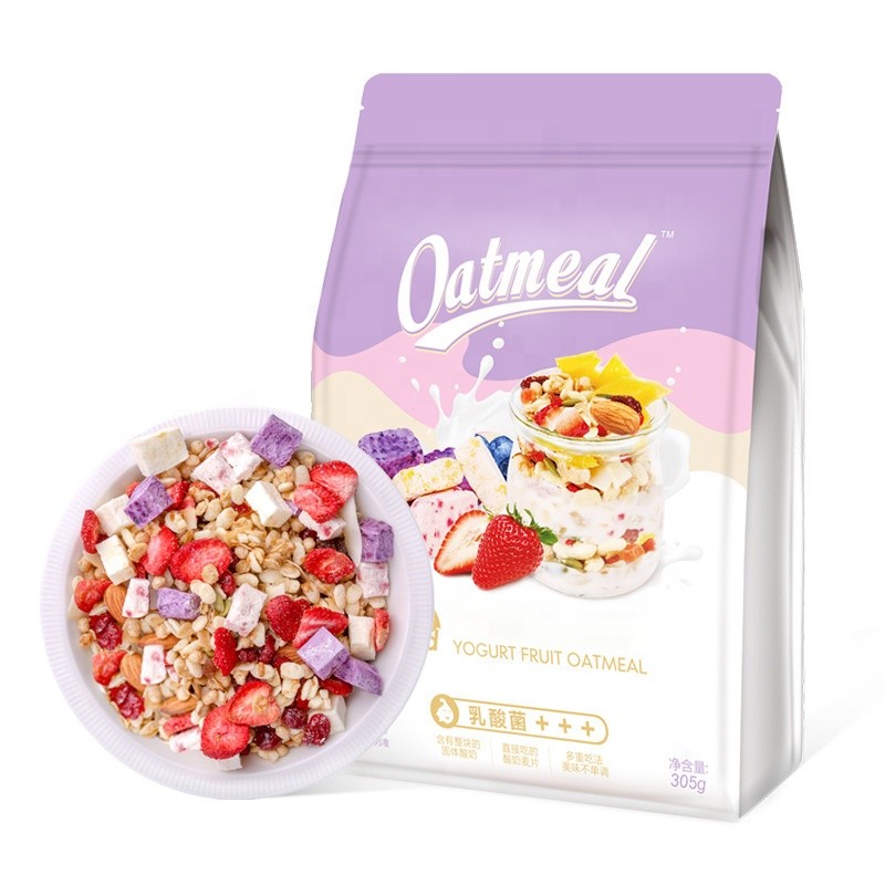 Breakfast Cereal Manufacturer - Factory Direct Supply Oatmeal Fruit Yogurt Nuts