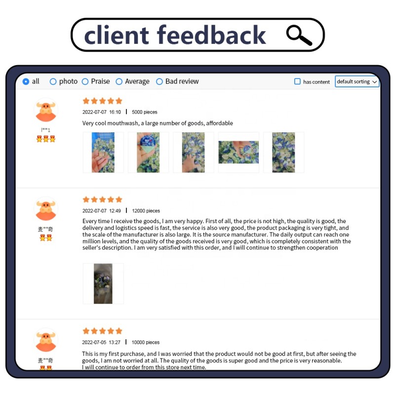 Oral Care Jelly Cup Factory - Private Label Portable Alcohol-Free Fruit