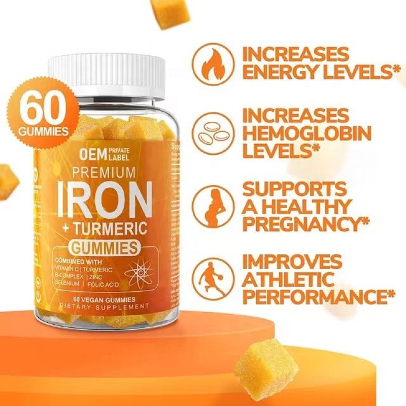 Calcium Gummies Factory - High Quality Soft Candy Iron Zinc Vitamin Biotin Immune