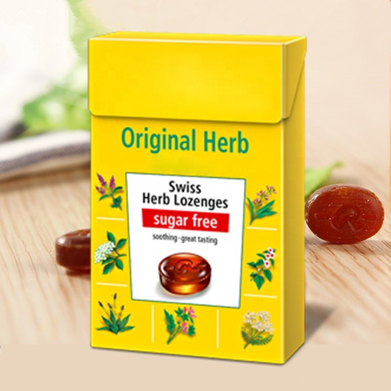 Throat Lozenges Factory - OEM Natural Sugar-Free Lemon Mint Herbal Soothing