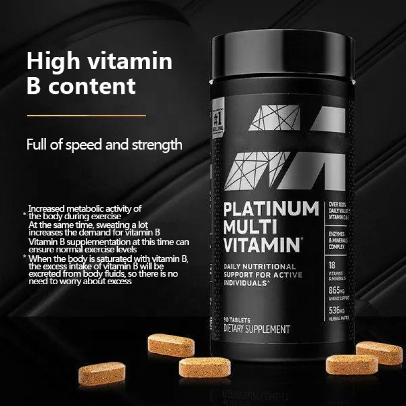 Multivitamin Tablets Manufacturer - Platinum Bce Sports Fitness Taurine Muscle