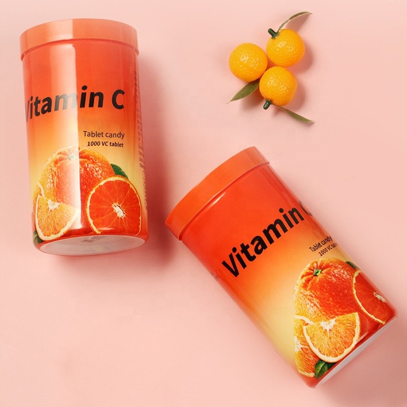 Vitamin C Chewable Tablets Factory - Supplement Antioxidant Immunity Booster Candy