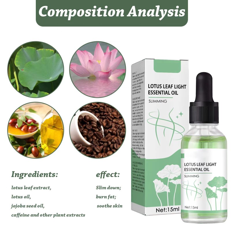 Body Slimming Oil Factory - OEM/ODM Lotus Leaf Extract Firm Burn Fat