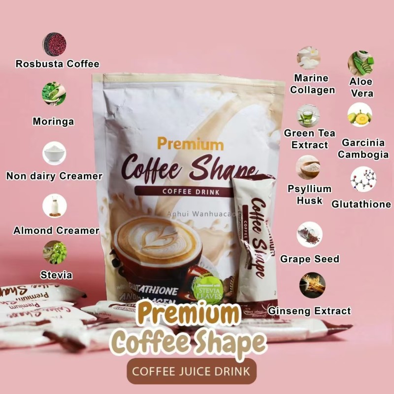 Slimming Coffee Powder Manufacturer - Premium Robusta Collagen Moringa Black